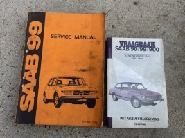 Saab 99 werkplaatsboek en vraagbaak (1)